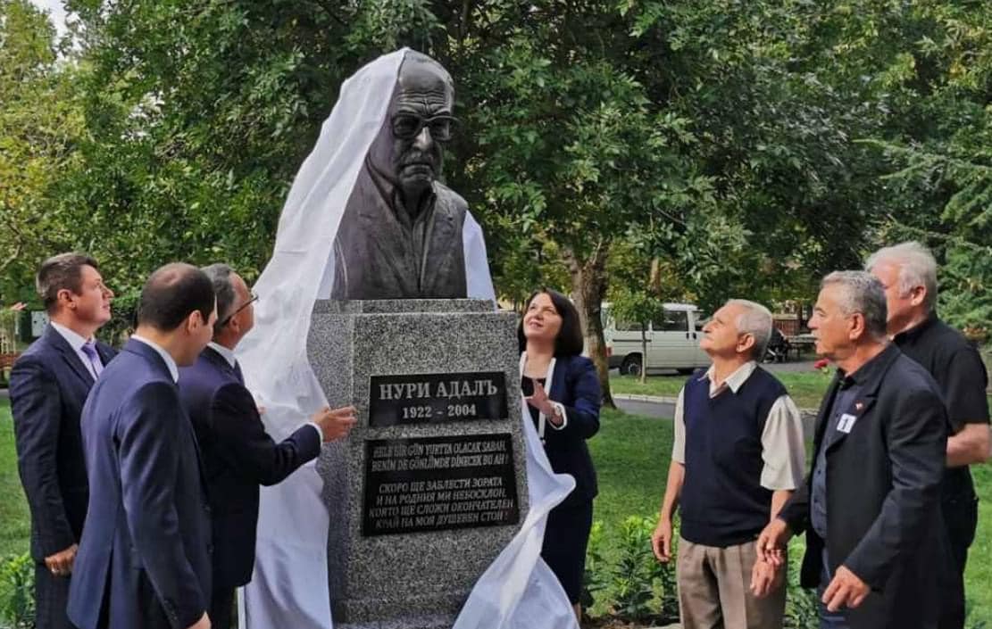 Mestanlı Şehir Parkı’nda Milli Kahramanımız Nuri Adalı Anıtı açıldı.