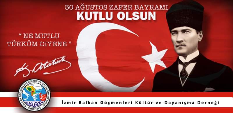 Bağımsızlığımızın ve Özgürlüğümüzün En Büyük Günü 30 Ağustos Zafer Bayramımızın 102. Yılı Kutlu Olsun