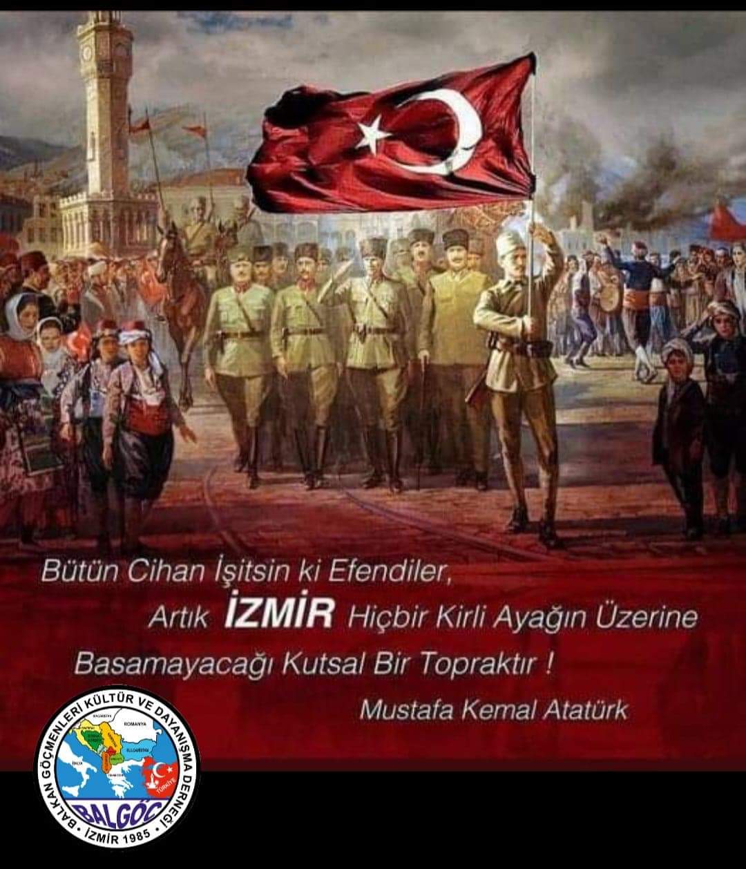 9 EYLÜL İZMİR’İN KURTULUŞUNUN 102.YILI KUTLU OLSUN!